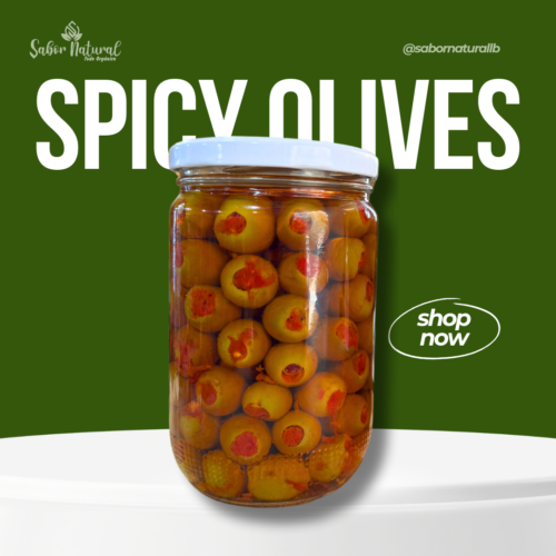Zaatar Olives
